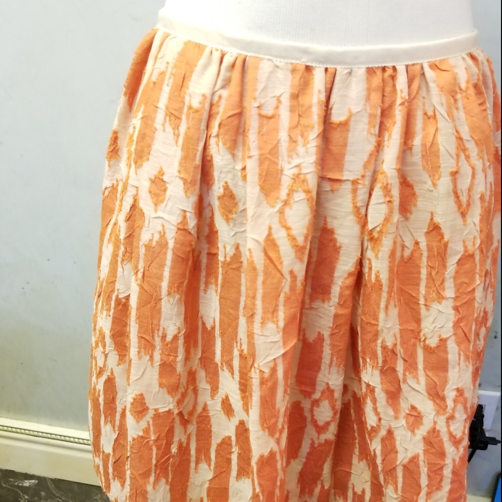 NWOT J.Crew orange detailed skirt women's size 4 (K20) - Picture 5 of 7